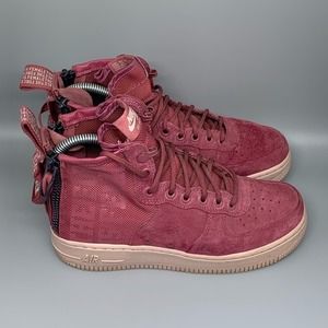 Nike SF Air Force 1 Mid Force Shoes AJ1698-600 Women's Sz 6.5‎